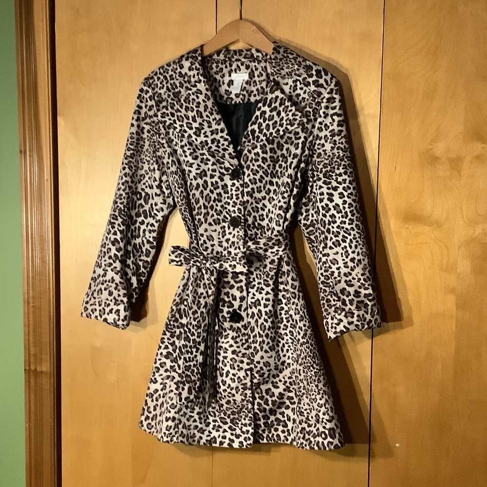 Leopard Print Women's Coat